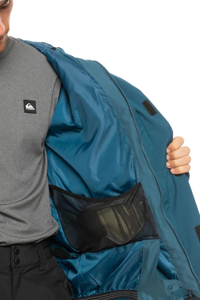 Quiksılver Mıssıon Solıd Erkek Snowboard Kayak Montu - 7