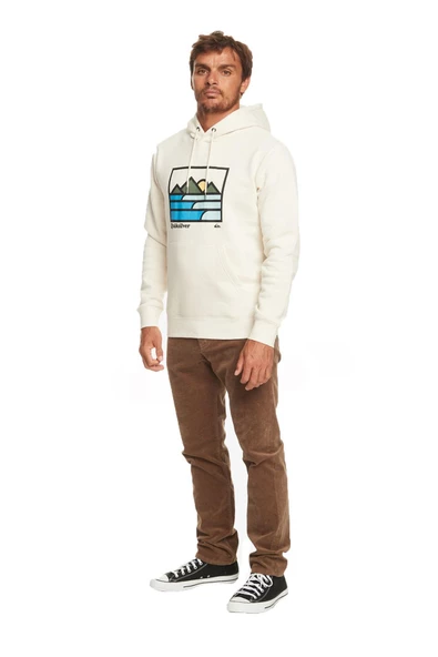 Quiksilver Landscape Lines Erkek Sweatshirt - Resim 2