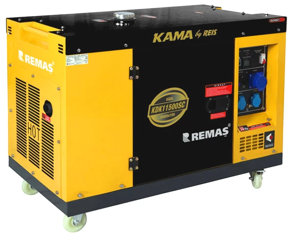 KAMA BY REİS KDK 15000 SC3 DİZEL 3-FAZ JENERATÖR 15kVA