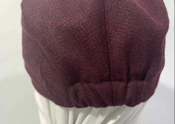 erkek kasket şapkası-9992-bordo - 3