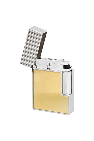 S.T. Dupont 18601 Small Platinum Puro Çakmağı - 2