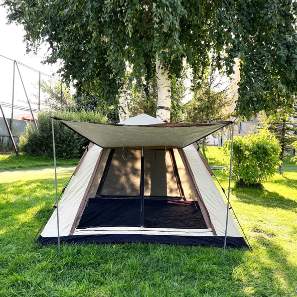 Argeus Sahra 4 Kişilik 3 Mevsim Otomatik Kamp Çadırı (ARG-208) - 7