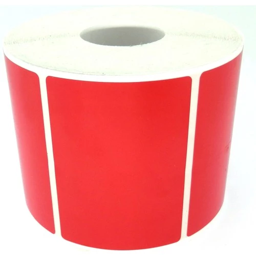 Kuyumcu ve Gözlük Etiketi Kırmızı 50 mm X 70 mm