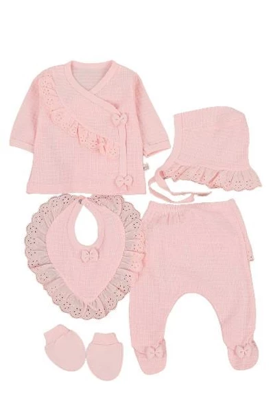 Kız Bebek Zıbın Set - 5li - 9