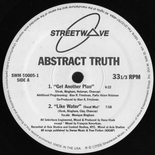 Abstract Truth – Get Another Plan Acid Jazz Vinly Plak alithestereo