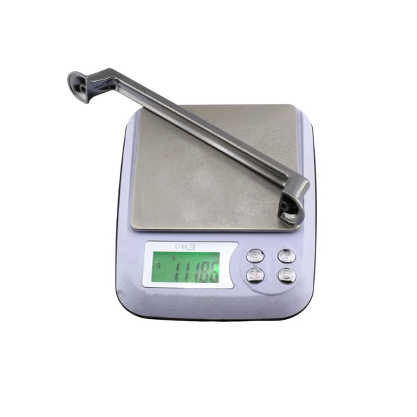 Simay Mobilya Mutfak Dolabı Çekmece Dolap Kapak Kulpu Düz Metal Kulp Kulbu Kulpu 160 mm Füme - Resim 5