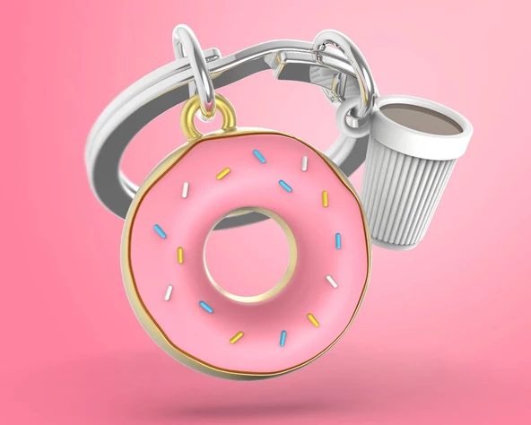Metalmorphose Donut Anahtarlık - 6