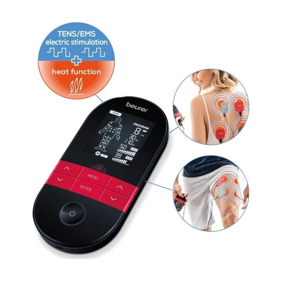 Beurer Em 59 Isı Fonksiyonlu Tens Ems Masaj Cihazı Aleti Ağrı Giderici Fizik Tedavi ürün görseli