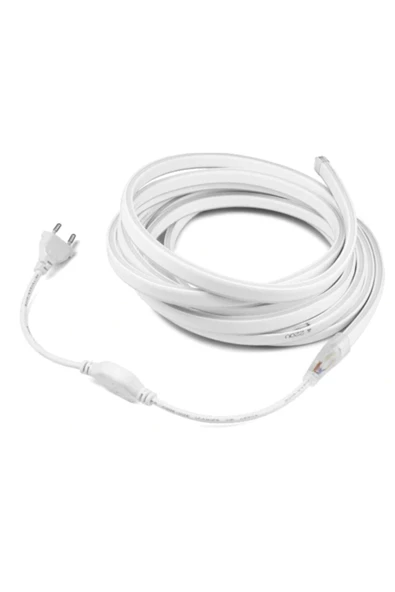 Neon Esnek Şerit Led 5 Metre Gün Işığı + 220 Volt Fiş - 2