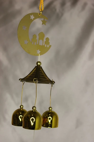 Deprem Zili Çanı Rüzgar Çanı Zili Feng Shui Yin Yang Ay Dede - Resim 4