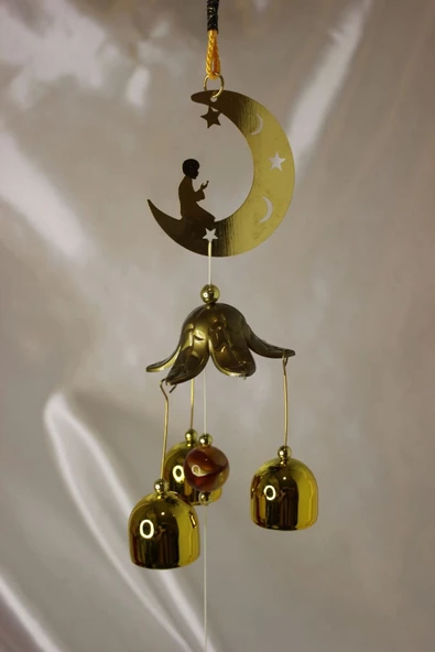 Deprem Zili Çanı Rüzgar Çanı Zili Feng Shui Yin Yang Ay Dede - Resim 5
