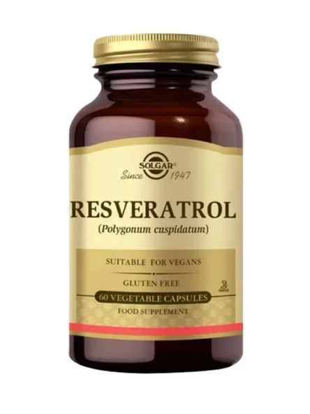 Solgar Resveratrol 60 Kapsül