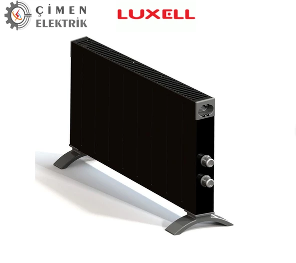 HC 2947 Luxell 2500W Konvektör Köşeli Siyah Isıtıcı