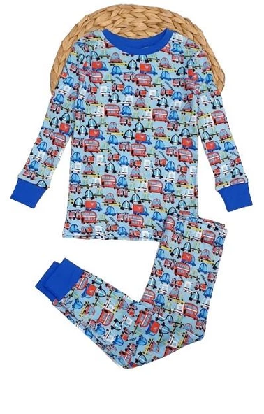 Arabalı Çocuk Pijama Takımı ST06752 - 3