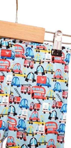 Arabalı Çocuk Pijama Takımı ST06752 - 7