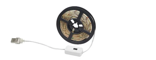 Azemax Usb Sensörlü Şerit LED/5 metre/Beyaz - 3