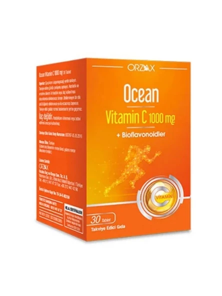 Orzax Ocean Vitamin C 1000 Mg 30 Tablet