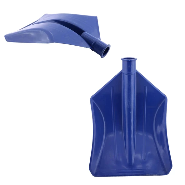 Plastik Faryap Kar Küreme Küreği 29x30 cm Kürek Ahır Gübre Hayvan Pisliği Temizleme Mavi Renk - 4