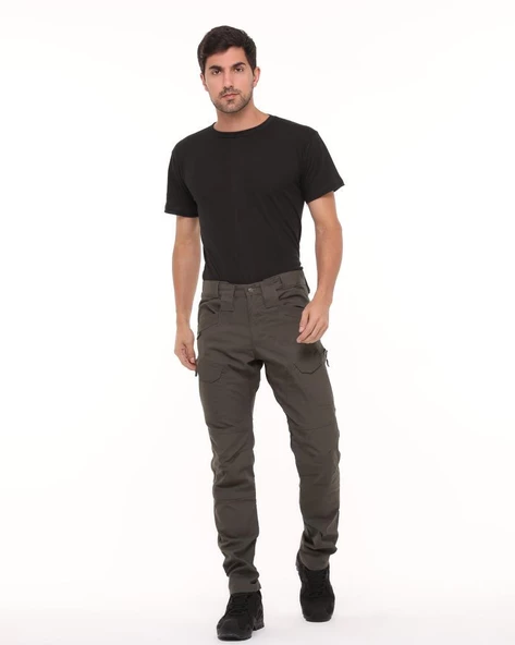 Single Sword Likralı Rahat Kadın&Erkek Outdoor Taktik Pantolon - 8