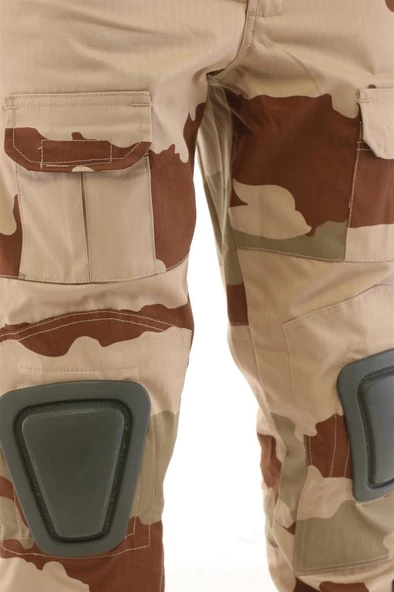 Single Sword Dizlikli Kamuflaj Taktik Erkek&Kadın Outdoor Kargo Pantolon - 4