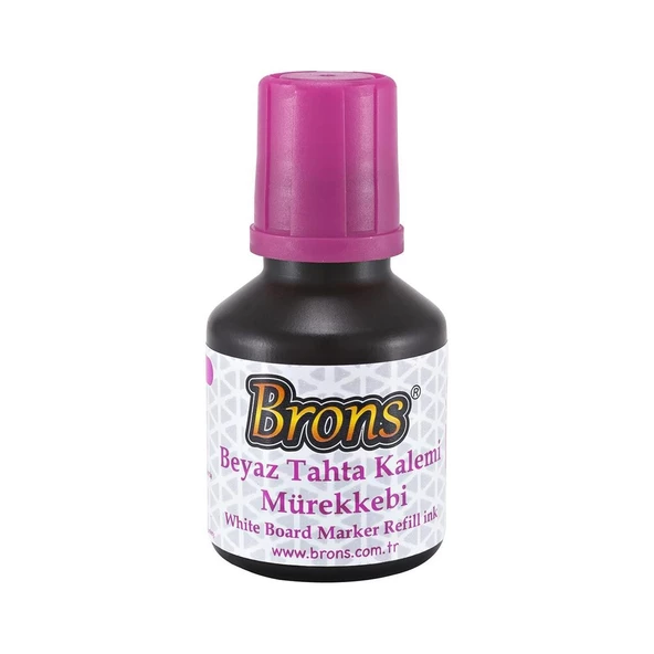 Brons Beyaz Tahta Kalemi Mürekkebi 30 cc - 7