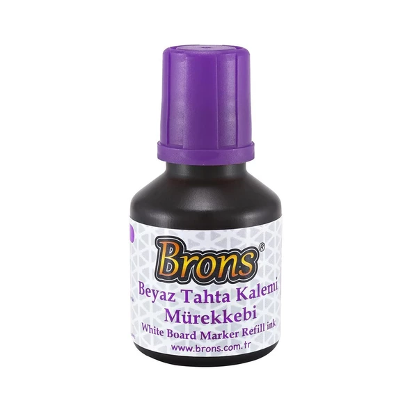 Brons Beyaz Tahta Kalemi Mürekkebi 30 cc - 5