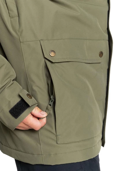 Quiksilver Raft Insulated Snow Jacket Haki - 4