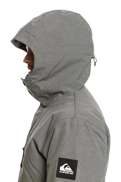 Quiksılver Mıssıon Solıd Jk Erkek Gri Snowboard Montu - 10