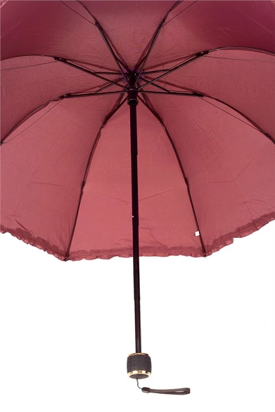 Marlux Bordo Çiçek Açan (Sihirli) Kadın Şemsiye M21MAR064R001 - Resim 3