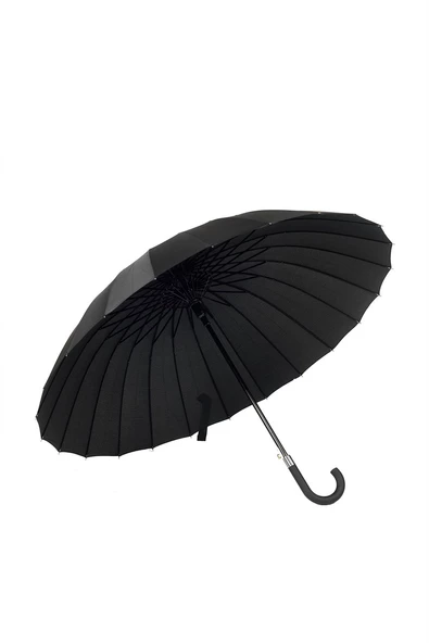 Siyah Protokol Baston 24 Tel Otomatik Erkek Şemsiye M21mar24telr001 M21MAR24TEL - 10
