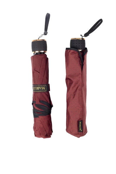 Marlux Bordo Mini Puantiye Kadın Şemsiye M21MAR301R001 - Resim 5