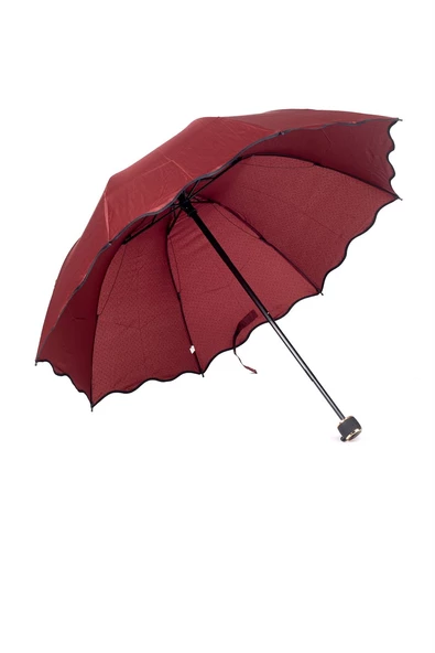 Marlux Bordo Mini Puantiye Kadın Şemsiye M21MAR301R001 - Resim 8