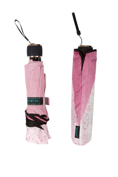 Marlux Pembe Yağmur Damlası Kadın Şemsiye M21MAR401R002 - Resim 5