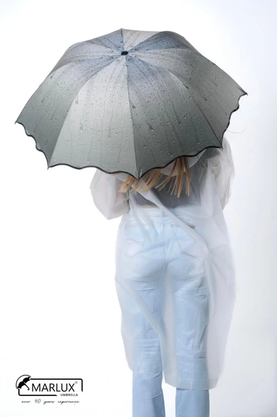 Marlux Haki Yağmur Damlası Kadın Şemsiye M21MAR401R003 - 3