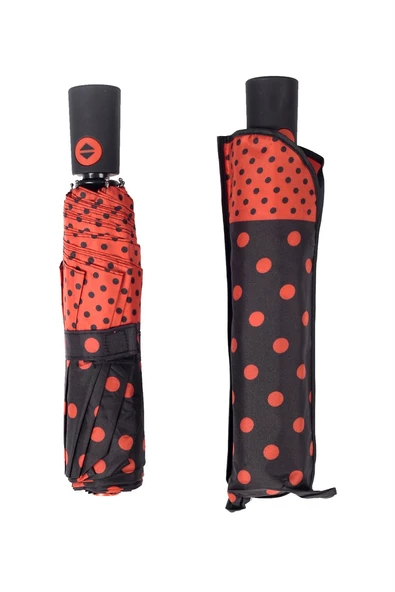 Marlux Kırmızı Siyah Tam Otomatik Kadın Şemsiye M21MAR6180R002 - Resim 4