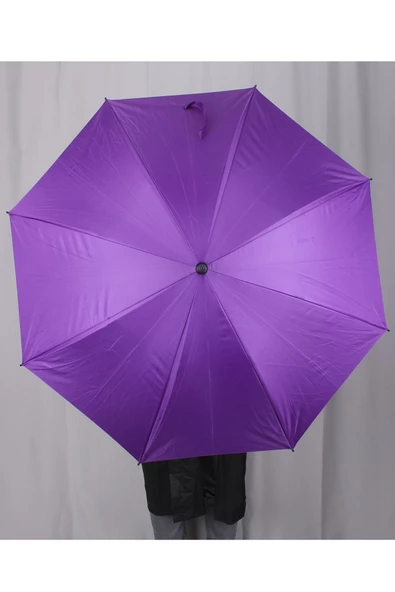 Marlux Fiber 8 Telli Rüzgar Koruma Ters Dönebilir Kırılmaz Telli Otomatik Mor Şemsiye M21MAR10138R004 - Resim 4