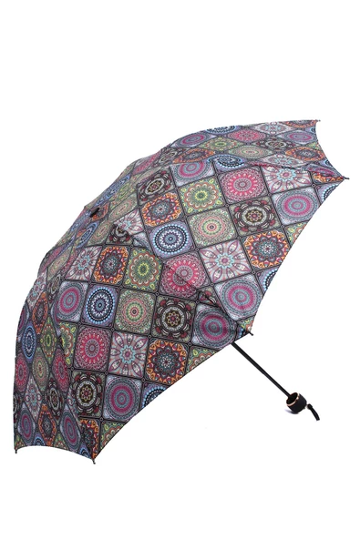 Marlux Etnik Desenli 8 Telli Manuel Rüzgara Dayanıklı Şemsiye M21MAR604R01 - Resim 7