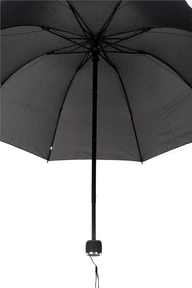 Marlux Siyah Koyu Gri Unisex Yarasa Tip Kırılmaz Şemsiye M21MAR077R003 - 9