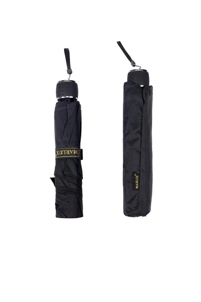 Marlux Siyah Unisex Yarasa Tip Kırılmaz Şemsiye M21MAR077R001 - 8