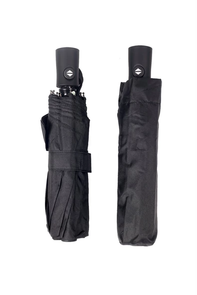 Marlux Siyah Tam Otomatik 10 Tel Premium Lüx Erkek Şemsiye M21MAR1001MR001 - Resim 8