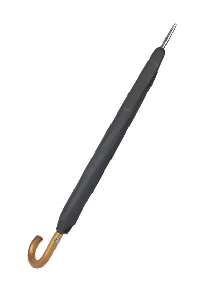 Marlux Siyah Ekose Ahşap Saplı 16 Çelik Telli Premium Lüks Erkek Baston Şemsiye M21MARMPR1025R002 - 4