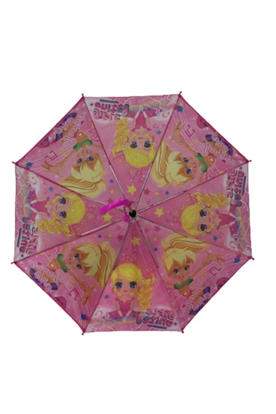 Marlux Bardaklı Korumalı Kız Çocuk Pembe Baskılı Şemsiye  M21MARC60R001 - 3