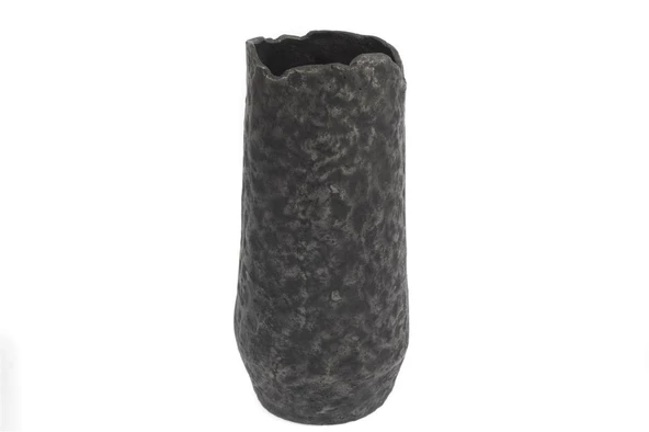 Mikasa Moor Gri Alümiyum Vazo 15 x 37 cm ürün görseli