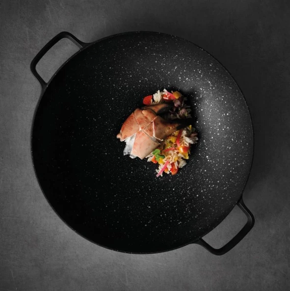 Berghoff 2307316 Gem Döküm Alüminyum Wok Tava 28 Cm - 2