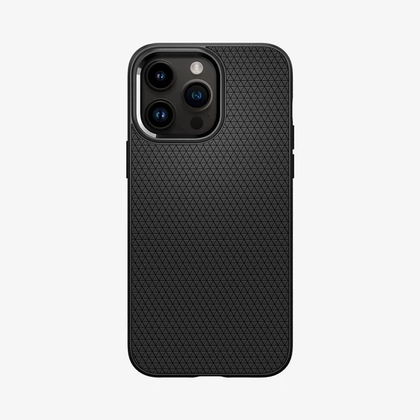 Spigen Apple iPhone 14 Pro Kılıf Liquid Air Matte Black - ACS04957