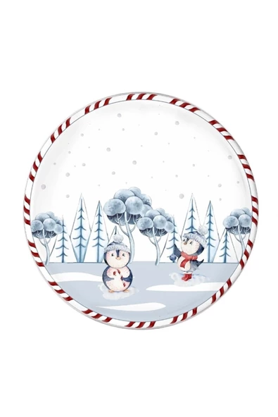 The Mia Penguin Servis Tabağı 6'lı Seti 26 cm - 2