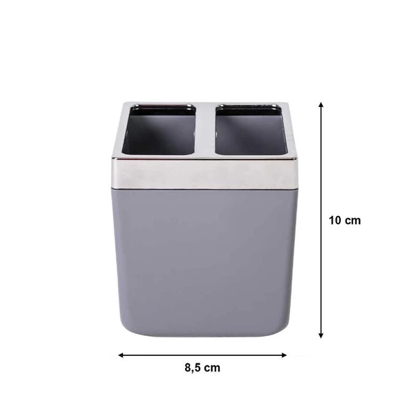 Primanova Toskana Diş Fırçalık Gri - 2