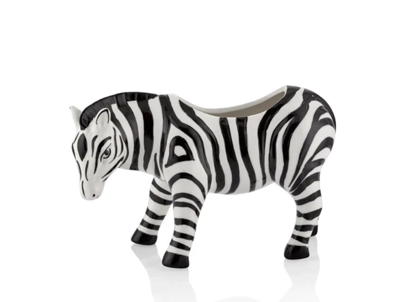 Lamedore Lou Zebra Saksı Küçük Boy 25.5 x 10 x 16 Cm - Resim 2