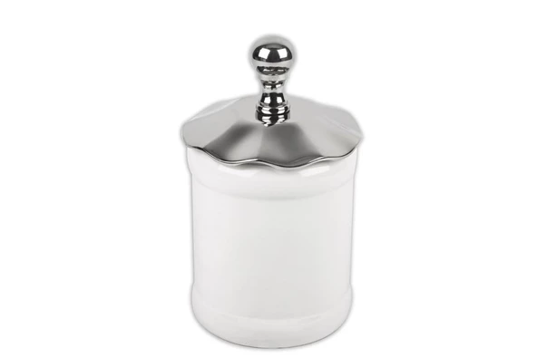 Mikasa Moor Gümüş Seramik Kavanoz 11 x 20 cm - Resim 2