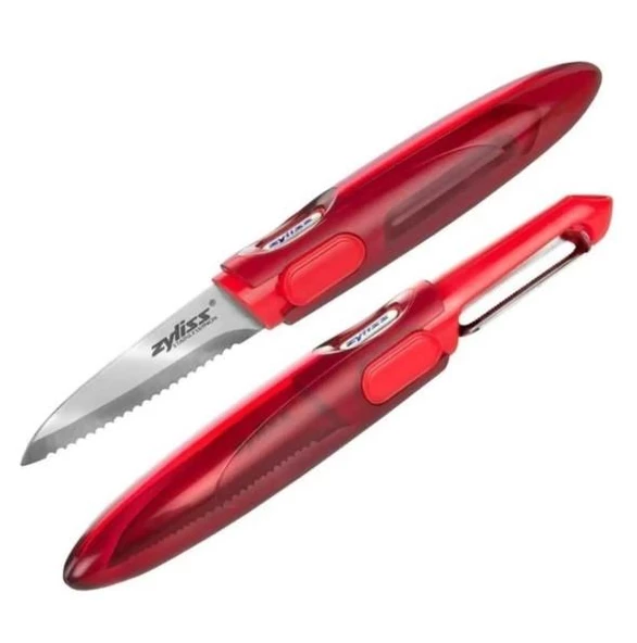 Zyliss E950002.1 Soyacak Bıçak Tekli Kırmızı - 2